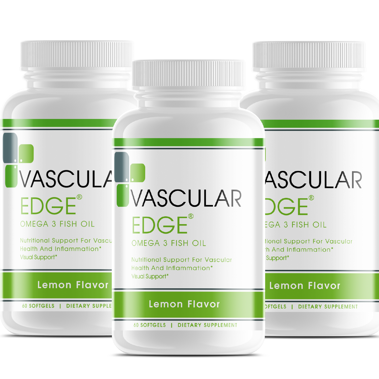 VASCULAR EDGE® (OMEGA 3 FISH OIL)X3