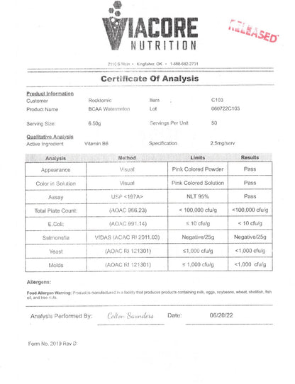 BCAA ADVANTAGE (WATERMELON)