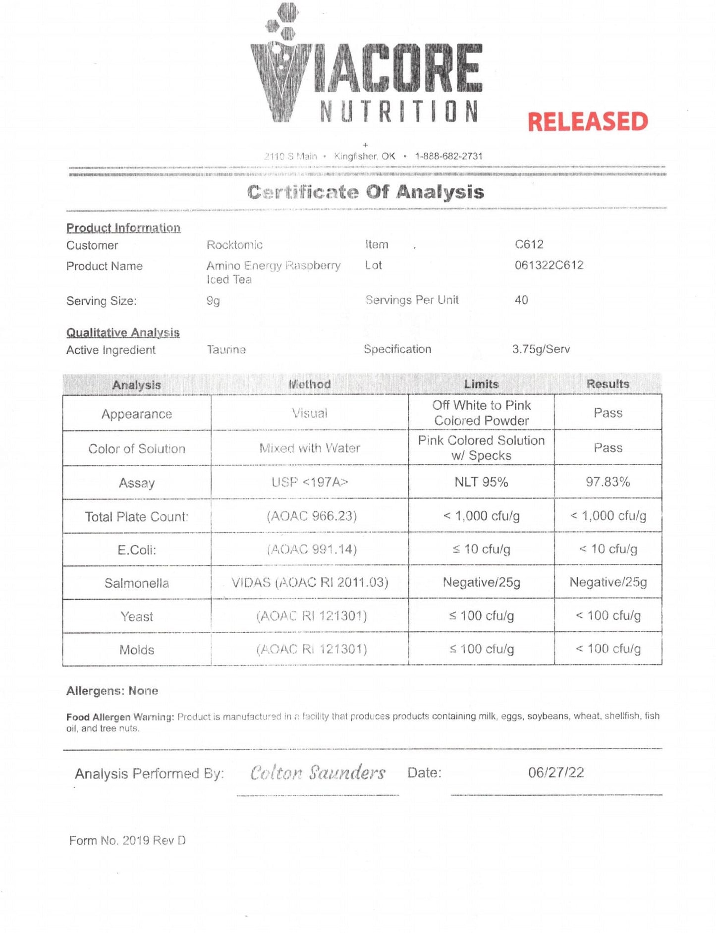 ENERGIZED AMINOS BLEND (RASPBERRY)