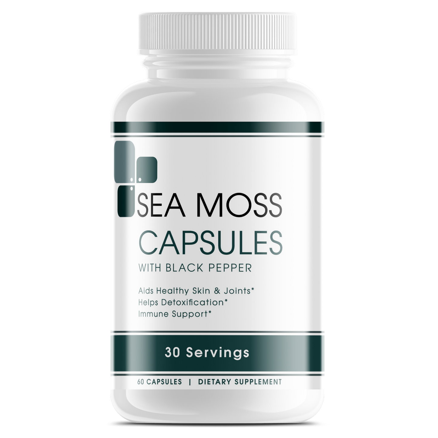 SEA MOSS CAPSULES w/BLACK PEPPER