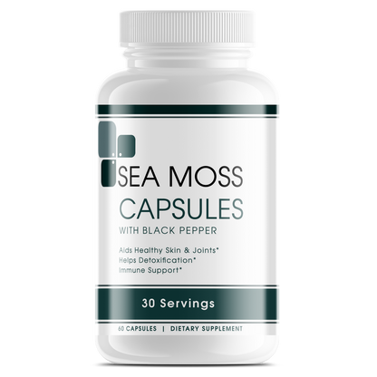 SEA MOSS CAPSULES w/BLACK PEPPER