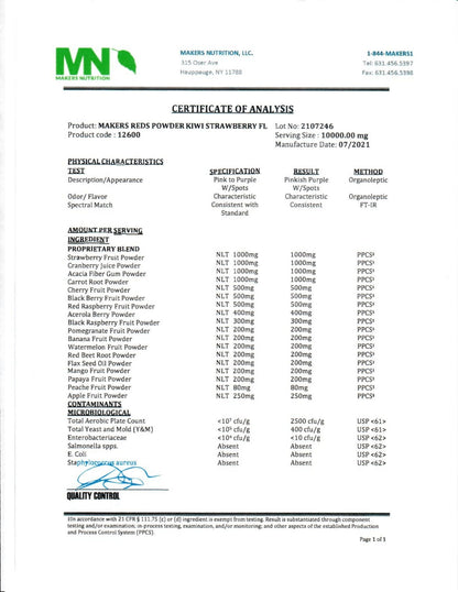 RED SUPERFOOD (KIWI STRAWBERRY)